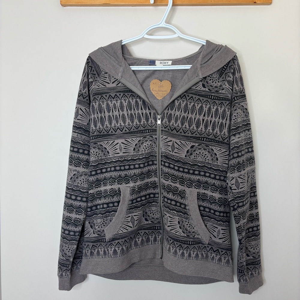Roxy Bohemian Cotton Zip Up